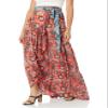 Angie Women's Printed Maxi Wrap Skirt view 1