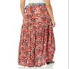 Angie Women's Printed Maxi Wrap Skirt view 2