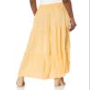Angie Women's Maxi Skirt with Lurex Threads and Side Slit view 2