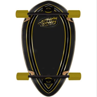 9.20in Holo Flame Dot Santa Cruz Pintail Cruiser