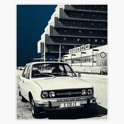 Molchat DOMA - Stairs Graphic Art Sticker Vinyl Waterproof Sticker Decal Car Laptop Wall Window Bumper Sticker 5"