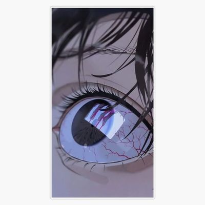 Eyes Anime Sticker Vinyl Waterproof Sticker Decal Car Laptop Wall Window Bumper Sticker 5"