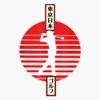 Golfer Swings Japanese Golf Design Kanji Graphic Sticker Vinyl Waterproof Sticker Decal Car Laptop Wall Window Bumper Sticker 5" view 1