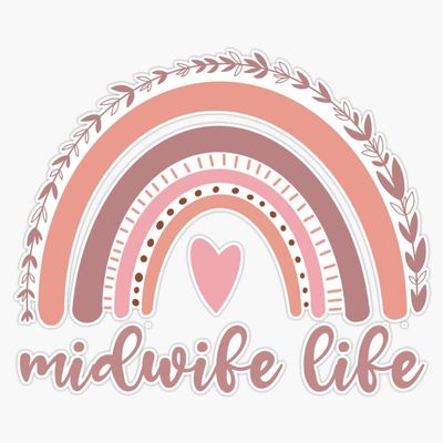 Aesthetic Midwife Life Bohemian Style Design Apprentice Midwife Student Midwife Assistant Midwife Gift For Midwife Doula Sticker Vinyl Waterproof Sticker Decal Car Laptop Wall Window Bumper Sticker 5"