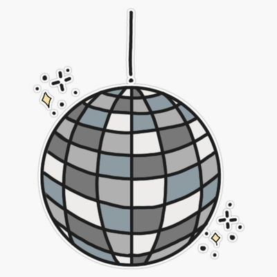 Mirrorball Sticker Vinyl Waterproof Sticker Decal Car Laptop Wall Window Bumper Sticker 5"