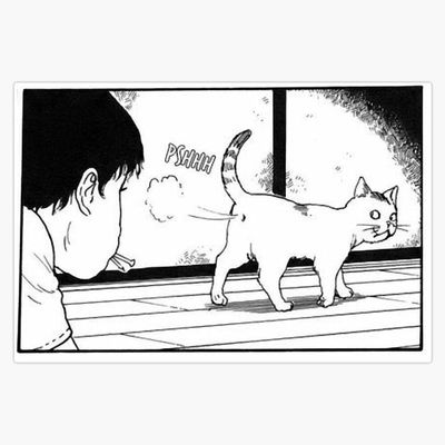 Junji Ito Sticker Vinyl Waterproof Sticker Decal Car Laptop Wall Window Bumper Sticker 5"