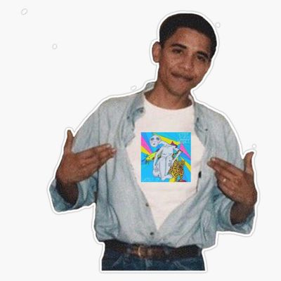 Obama X Still Woozy Sticker Vinyl Waterproof Sticker Decal Car Laptop Wall Window Bumper Sticker 5"