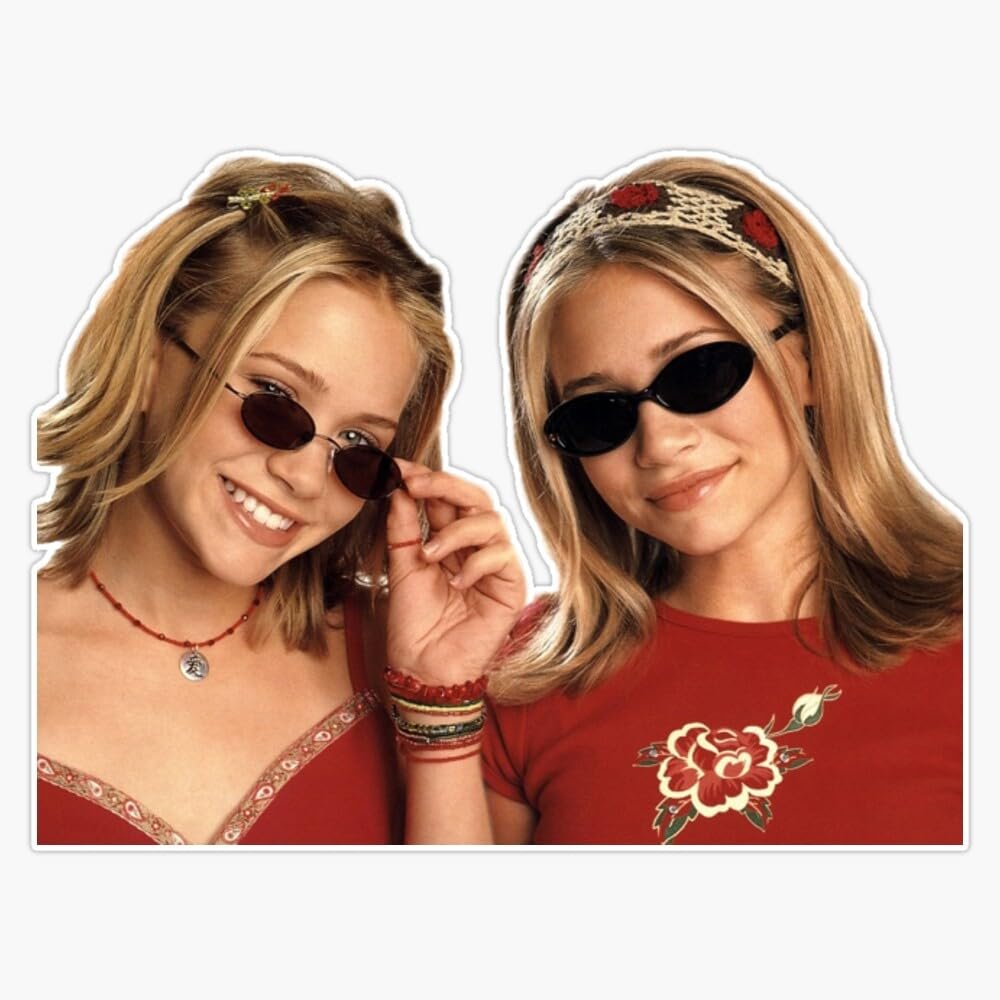 Olsen Twins Sticker Vinyl Waterproof Sticker Decal Car Laptop Wall Window Bumper Sticker 5"