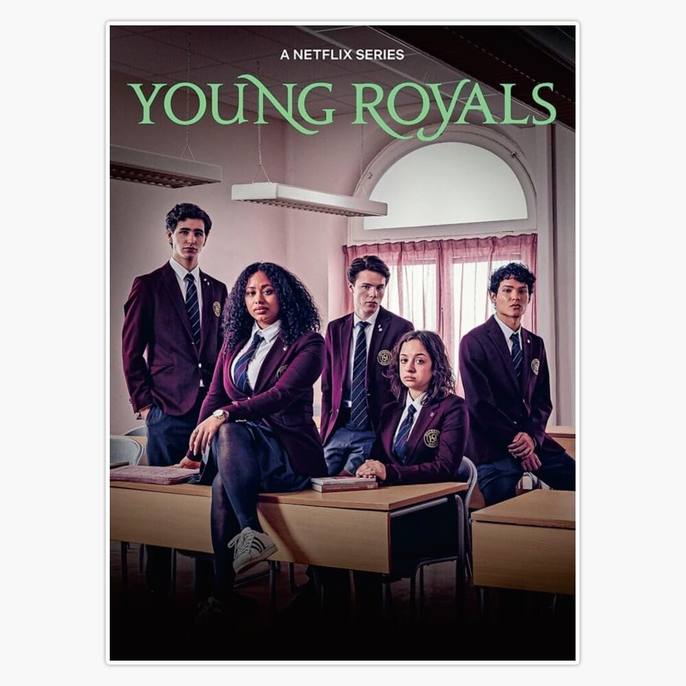 Young Royals Poster Sticker Vinyl Waterproof Sticker Decal Car Laptop Wall Window Bumper Sticker 5"