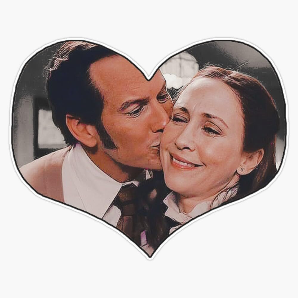 Ed + Lorraine Warren Love Sticker Vinyl Waterproof Sticker Decal Car Laptop Wall Window Bumper Sticker 5"