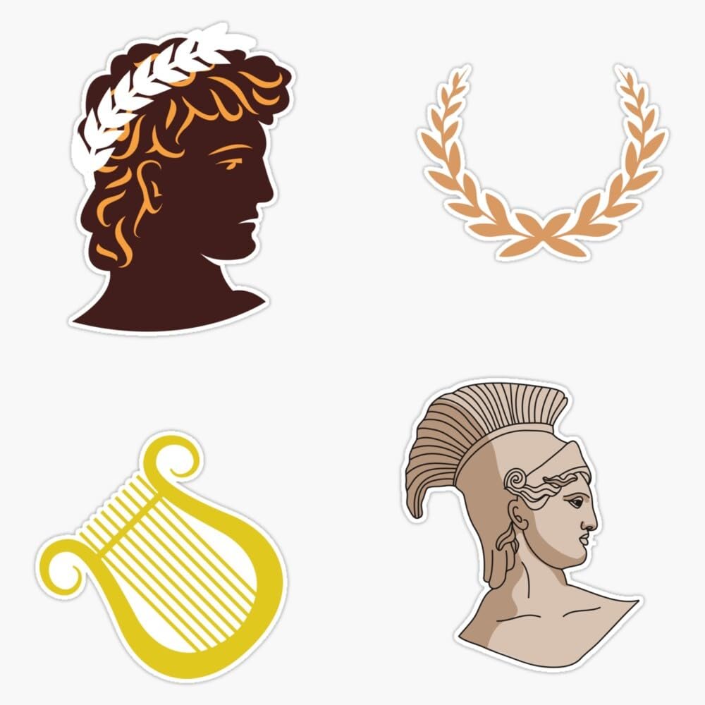 Packet The Song of Achilles Sticker Vinyl Waterproof Sticker Decal Car Laptop Wall Window Bumper Sticker 5"