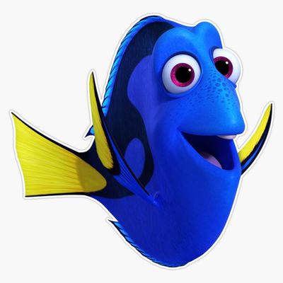 Dory is A Big Dummy Sticker Vinyl Waterproof Sticker Decal Car Laptop Wall Window Bumper Sticker 5"