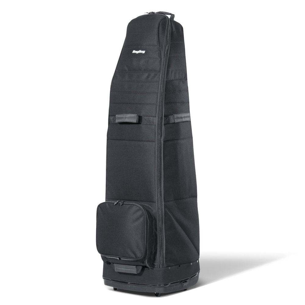 Bag Boy Freestyle Golf Travel Cover for Airlines, Padded Top, Internal Compression Strap, Lockable Full Wrap-Around Zipper, 6 Wheel Base, Foldable