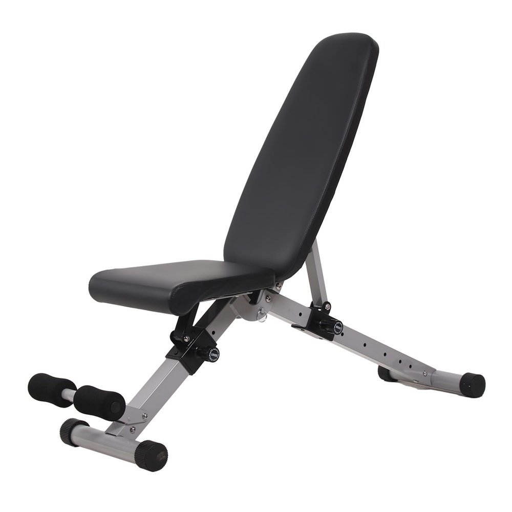 Adjustable Weight Bench Foldable Fitness Bench for Full Body Strength Training Drop Tilt Bench for Home Gym