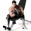Adjustable Weight Bench Foldable Fitness Bench for Full Body Strength Training Drop Tilt Bench for Home Gym view 2