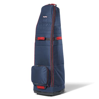 Bag Boy Freestyle Golf Travel Cover for Airlines, Padded Top, Internal Compression Strap, Lockable Full Wrap-Around Zipper, 6 Wheel Base, Foldable