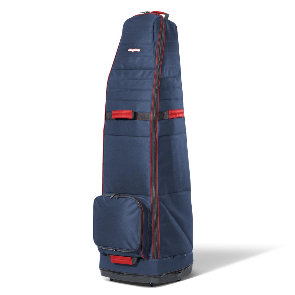 Bag Boy Freestyle Golf Travel Cover for Airlines, Padded Top, Internal Compression Strap, Lockable Full Wrap-Around Zipper, 6 Wheel Base, Foldable