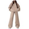 2023 Womens 2 Piece Outfits Sweatsuit Oversized Sweatshirt Hoodies Pullover Baggy Sweatpants Fall Fleece Fashion Lounge Sets view 1