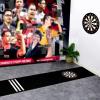 QCHIAN Non-Slip Darts Mat with Throwing Lines, Professional Rubber Dart Carpet Dart Floor Mat, Suitable for Indoor Halls, Rooms, Bars, Dart Courts, 118 X26in (Color : Black) view 2