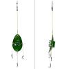 AOKLEY Fishing Hook 2 Pcs Metal Bait Feeder Cage Practical Fishing Bait Cage Feeder Fishhook Anti Hanging Bottom Accessories Fishing Tackle Supplies Fishing Kit (Color : Large) view 3