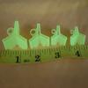 160 FISHING TREBLE HOOK SAFETY PLASTIC COVER #1,2,3,4 FLUORESCENT YELLOW 40 EACH for Toothy Critters, Rigging Baits and Lures for Saltwater & Freshwater. view 1
