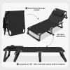 CNAOHGHN Folding Camping, Portable Outdoor Bed Heavy Duty Sleeping s for Camp, Wide Sleeping s view 3