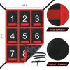 AOLIGEIJS Adjustable Strike Zone Target for Baseball Net,Numbered Pitching Pad,Baseball Softball Target,Practice Throwing and Hitting with Accuracy,for 6x6,7x7 or 8x8 Foot Nets view 3
