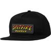 Spitfire Wheels Hell Hounds Script Patch Black Hat - Adjustable view 1