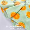 Cinvik Mens Boxer Shorts Pajamas Orange Male Boxers Underwear Soft Organic Cotton Sleep Short Cool Loose Boxers for Men Small view 4
