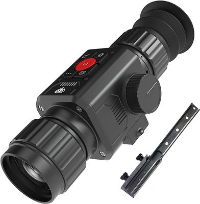Hunting IR Night Vision Goggles, 300m Range 12m 256x192 Sensor 25mm Lens, 4X Zoom IPX4 Aluminum