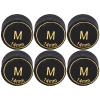 AMONIDA Pool Cue Tips, 6PCS Pool Cue Tips Professional Pool Cue Tips Replacement Billiard Pool Cue Tips Replacement Multi Layers Billiard Pool Cue Tips Replacement for Pool Cues and Snooker 14mm view 1