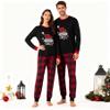 Wobame Christmas Family Pajamas Family Matching Sleepwear Xmas Long Sleeve Jammies Matching Holiday Pajamas(!s-21, Dog, XL) view 3