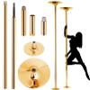IINCOOY Portable Stripper Dance Pole Height Adjustable Spinning Static Dancing Pole for Home view 1
