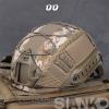 FAST Tactical Helmet Protective Cover,Airsoft Paintball Military 500D Nylon Camouflage Cloth Adjustable Elastic Fixed Straps Helmet Cover (DD) view 2
