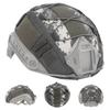 FAST Tactical Helmet Protective Cover,Airsoft Paintball Military 500D Nylon Camouflage Cloth Adjustable Elastic Fixed Straps Helmet Cover (ACU) view 1