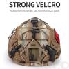 FAST Tactical Helmet Protective Cover,Airsoft Paintball Military 500D Nylon Camouflage Cloth Adjustable Elastic Fixed Straps Helmet Cover (WL) view 4