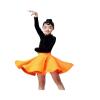 Latin Dance Kids Dresses for Girls Long Sleeve Dress Ballroom Competition Party Stage Performance Practice Costumes,A4,170 view 1