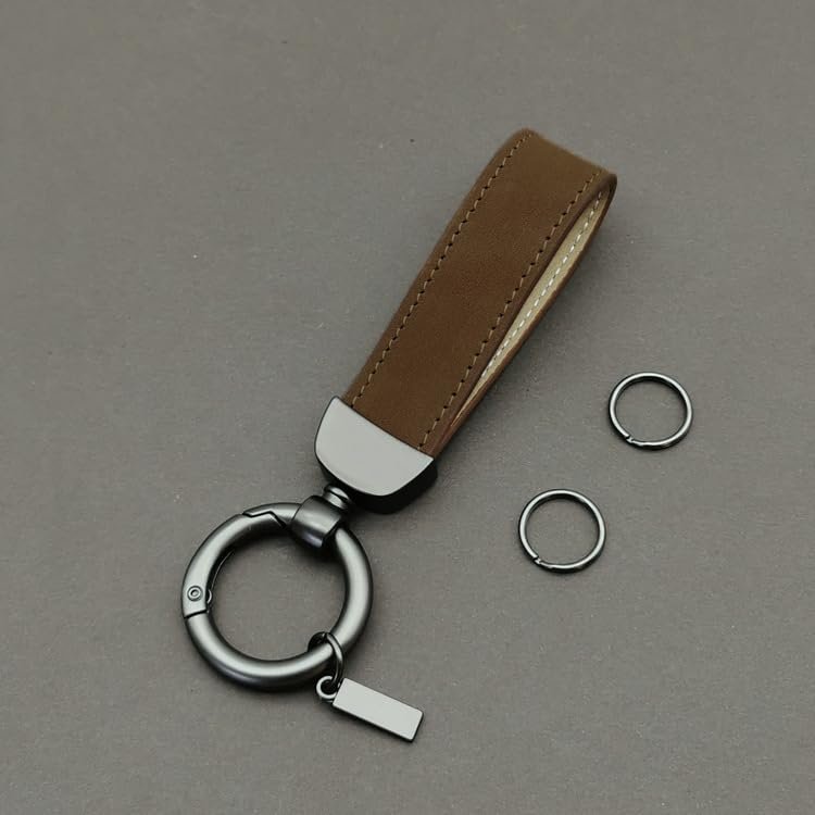 bmpp Leather Metal Ring Keychain