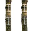 ONECHOI Climbing Sticks, 17 Lightweight Aluminium Hunting Climbing Sticks w/Silent Design, Tree Stand Sticks w/Pivoting V-Brackets & 20 Rope Aiders, Tree Steps for Deer Hunting Gear(4 Packs) view 1