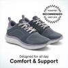 ABEO MXV Cruise Walking Shoes Women | Orthopedic Sneakers for Women | Ball of Foot Cushions for Women | Metatarsalgia Shoes | Plantar Fasciitis Relief Grey Knit, 6 Medium view 3