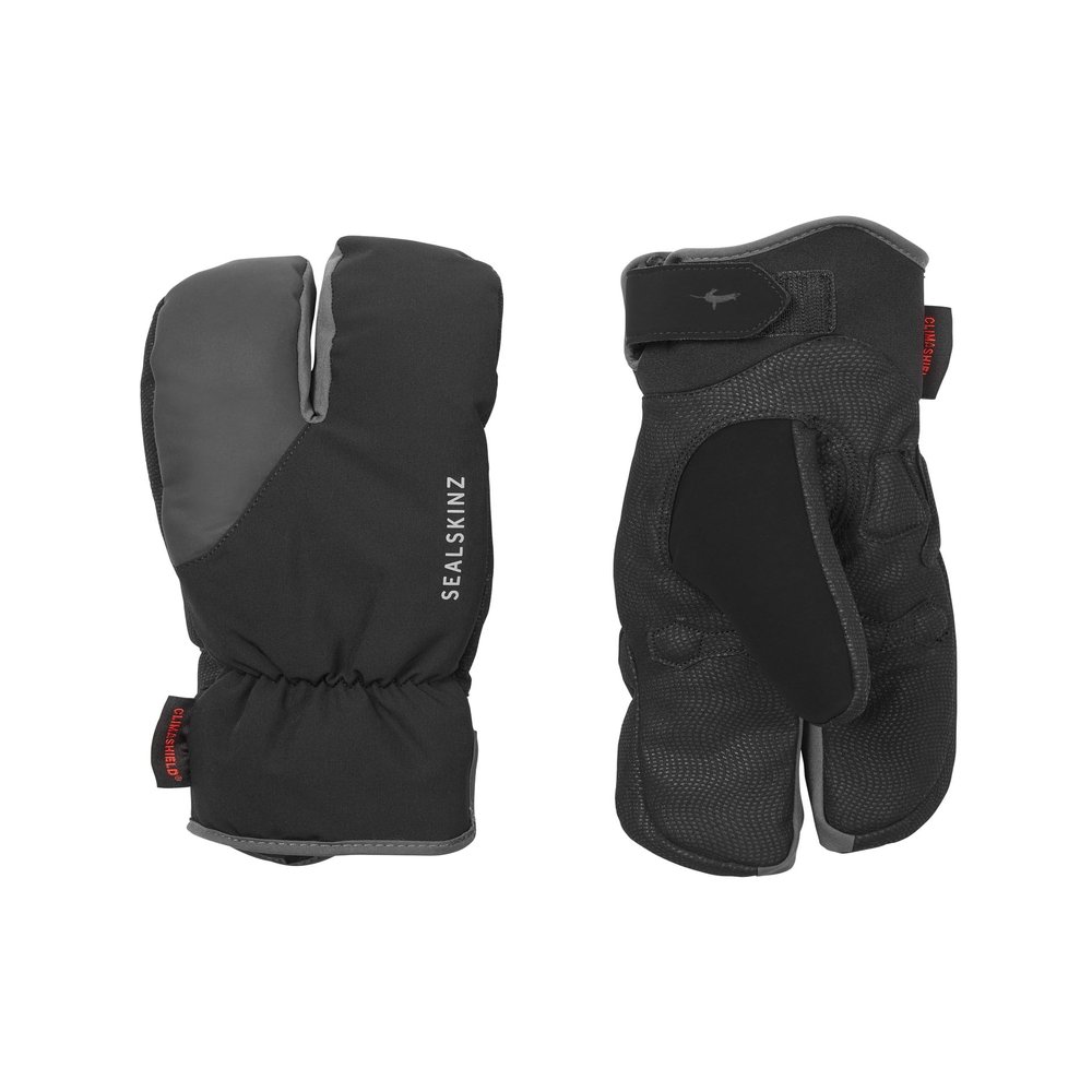Barwick Waterproof Extreme Cold Weather Cycle Split Finger Glove | Black | Large