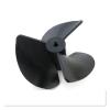 OLOONG Boats 2mm Shaft 3-Blades Propellers RC Model Boat Wearproof 40mm Diameter Nylon Paddle RC Ship Paddle Supplies 91AE Ship's Supplies view 1