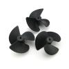 OLOONG Boats 2mm Shaft 3-Blades Propellers RC Model Boat Wearproof 40mm Diameter Nylon Paddle RC Ship Paddle Supplies 91AE Ship's Supplies view 2