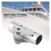 OLOONG Boats Stainless Steel Folding Swivel Joints for Marine Yachts Ship Rail Pipe Fittings 22-25mm Ship Pipe Joints Ship Rail Pipe Fittings Ship's Supplies (Color : 22mm) view 3