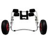 GOLINPEILO 2pcs Kayak Cart Aluminum for Canoe Boat Carrier Dolly Trailer Trolley Transport Cart Boat Wheel -AA view 3