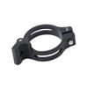 catazer Aluminium Alloy Bicycle Front Derailleur Adjustable Braze On Adapter for Clamp 31.8mm/ 34.9mm - Compatible with Shimano Sram (Black,31.8mm)
