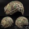 SIANKO MK Tactical Helmet Protective Cover,Airsoft Paintball Hunting Military Helmet Multifunctional Modular Accessories (Grey) view 3