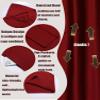 Bane Medieval Gothic Hooded Cardigan - Wine Red Long Length Drape Cape Kimono Outwear Street Fashion view 4