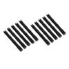 IMIKEYA Natural Wood Grain Design Fan Handles Chinese Decor Lacquer Fan Bulk Pack view 1