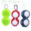 Kisangel 9pcs Golf Ball Markers Portable Ball Case Keyring Holder Carry Net Bag view 2